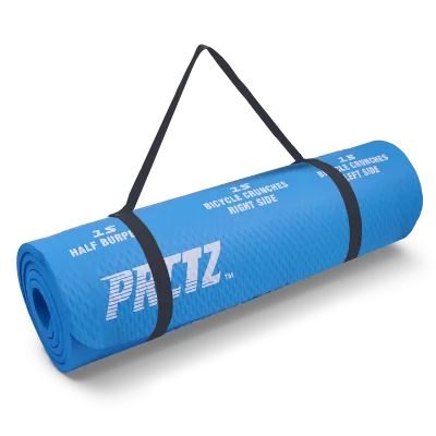 Коврик для фитнеса в комплекте с ремнем-стяжкой PRCTZ ALL PURPOSE FITNESS MAT,183х61х1см. Изображение №1