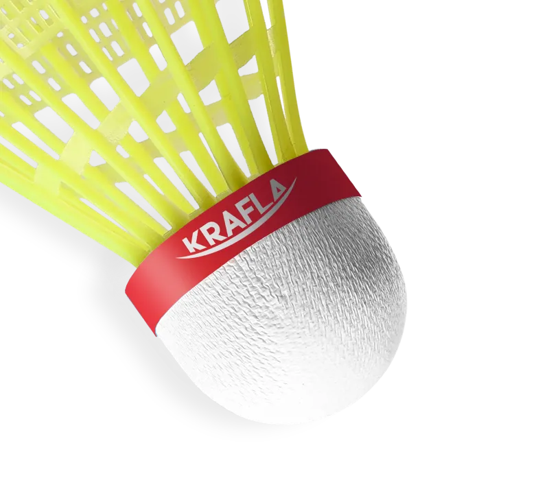 Головка из вспененного полиуретана KRAFLA SH-Y300F Комплект воланов для бадминтона (3 шт)