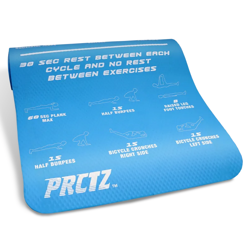 Коврик для фитнеса в комплекте с ремнем-стяжкой PRCTZ ALL PURPOSE FITNESS MAT,183х61х1см. с гарантией Изображение №14