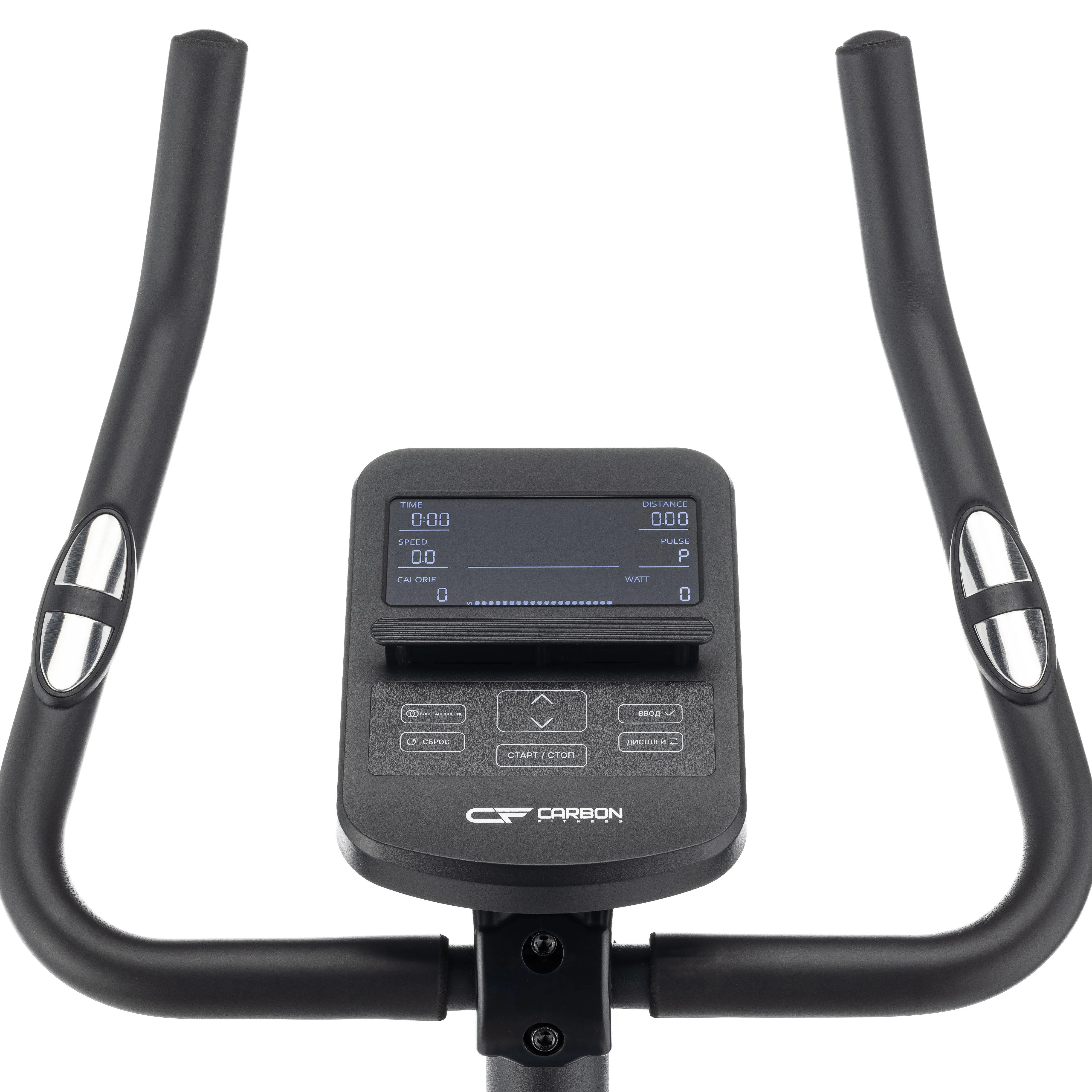 МНОГОФУНКЦИОНАЛЬНАЯ LED КОНСОЛЬ Велотренажер домашний CARBON FITNESS U50