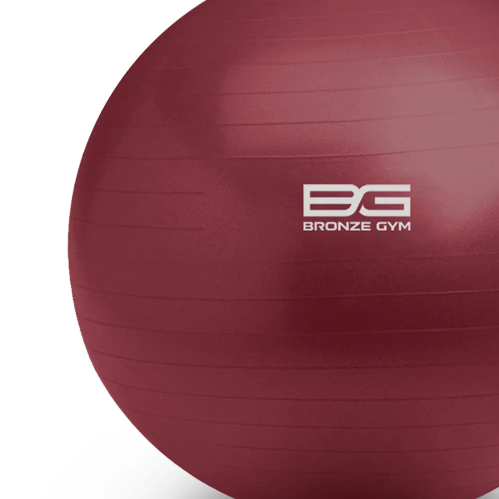 Мяч гимнастический BRONZE GYM, антивзрывной, 75 см. с гарантией