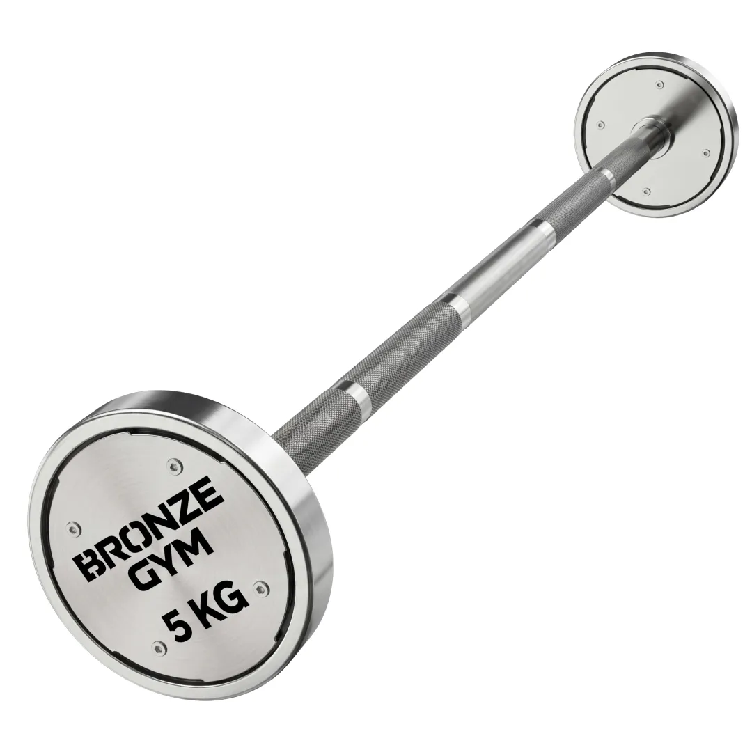 Набор стальных штанг BRONZE GYM, 5-50 кг - 10 шт, шаг 5 кг