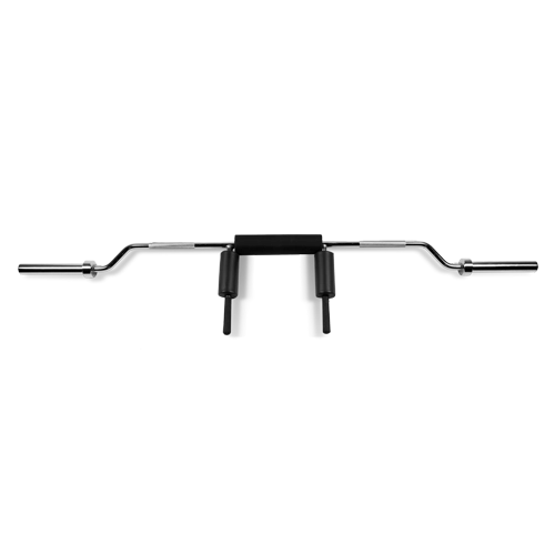 Гриф олимпийский BRONZE GYM П-образный для приседаний с ручками и с замками