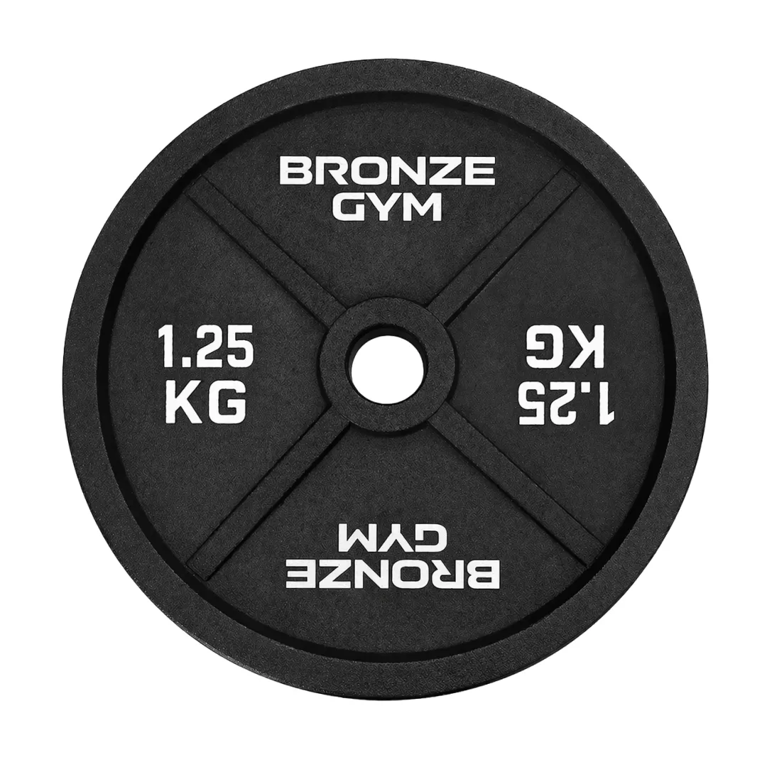 Диск олимпийский BRONZE GYM чугунный 1,25 кг