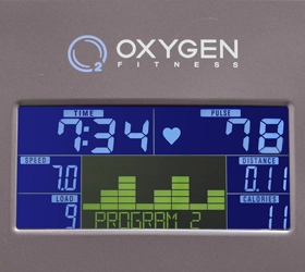 Особенности OXYGEN FITNESS CARDIO CONCEPT IV HRC+ Велотренажер домашний "(поврежденный)"