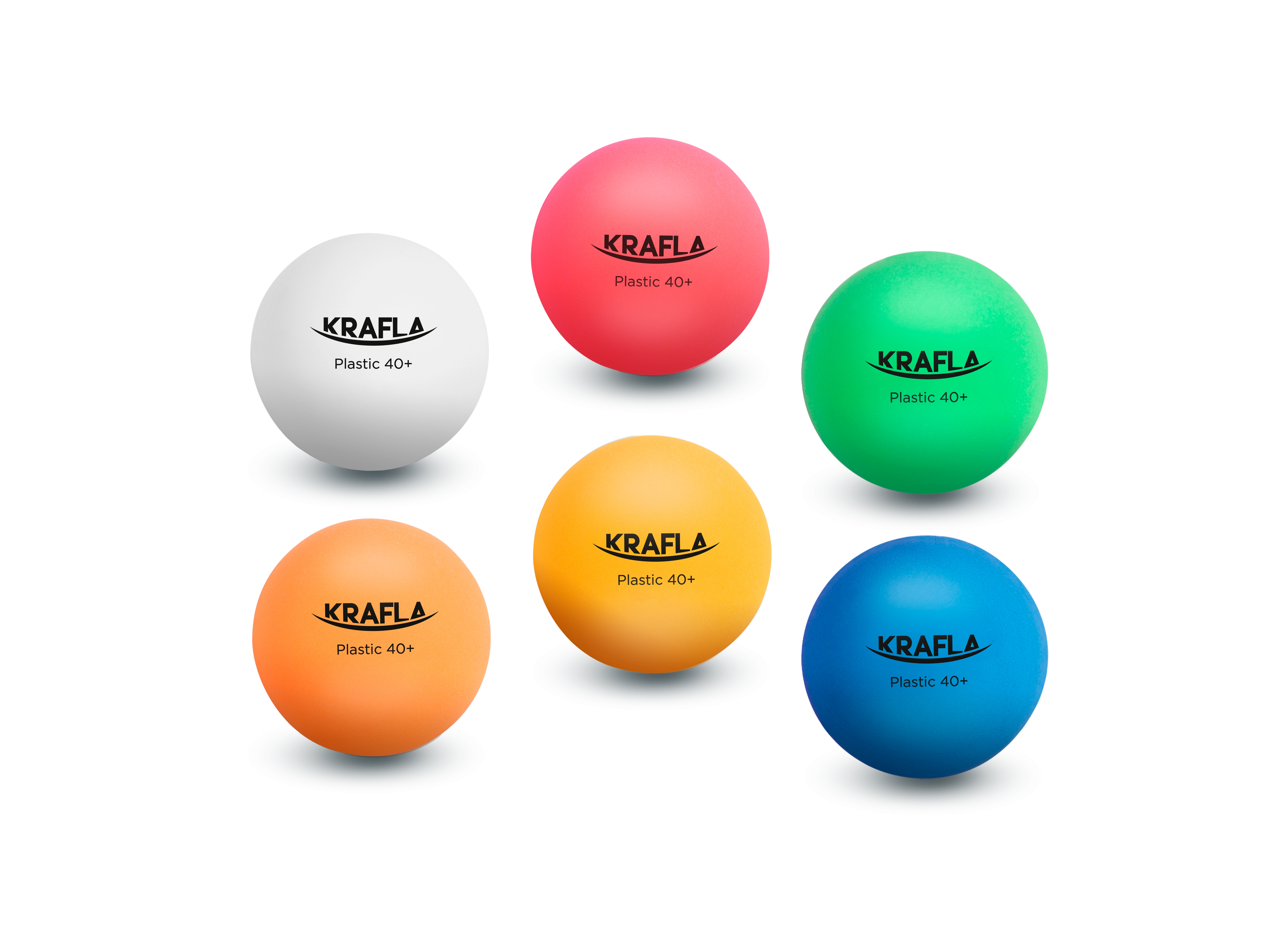 KRAFLA B-CL60 Набор для настольного тенниса ( мяч без звезд 6шт.) с гарантией