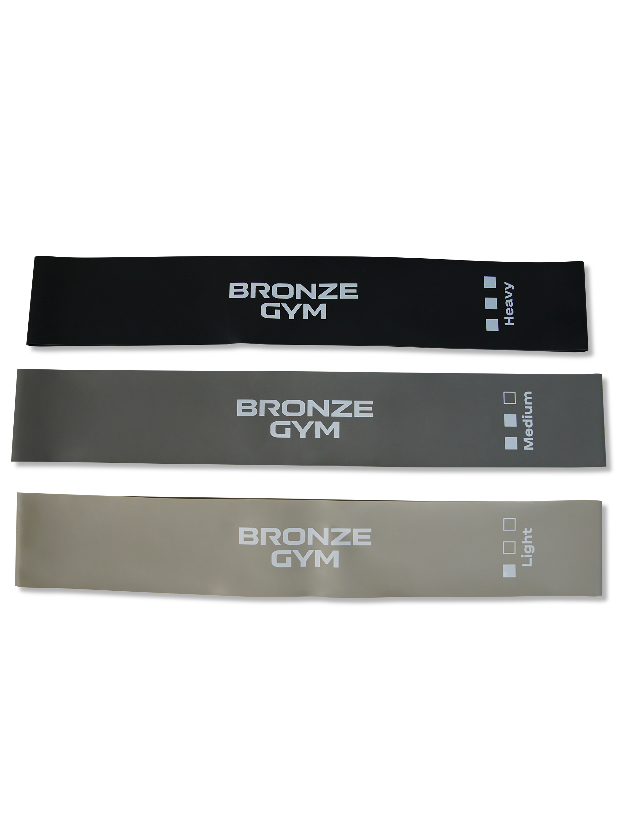 Комплект мини-лент BRONZE GYM, 3 шт.