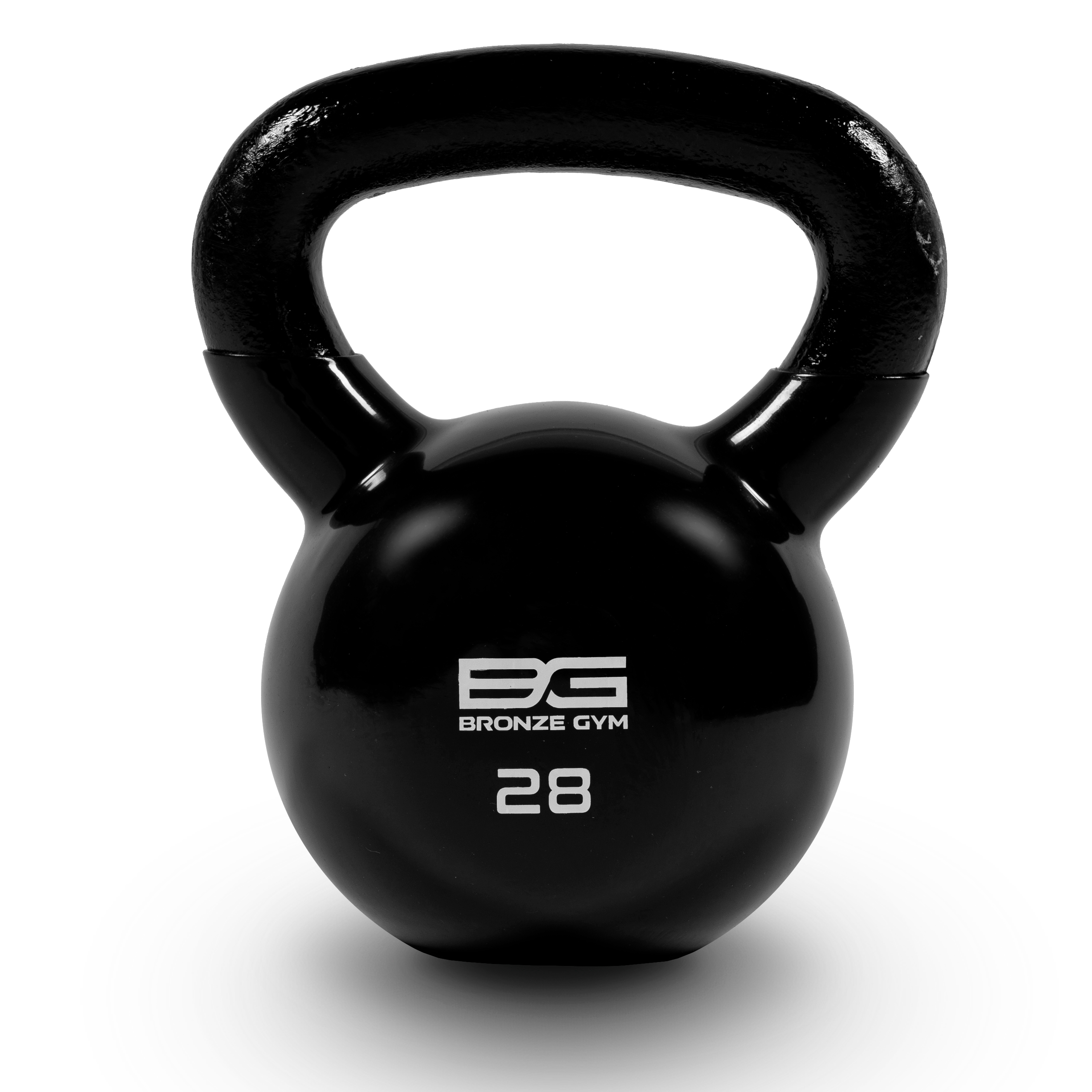 Гиря BRONZE GYM в виниловой оболочке 28 кг