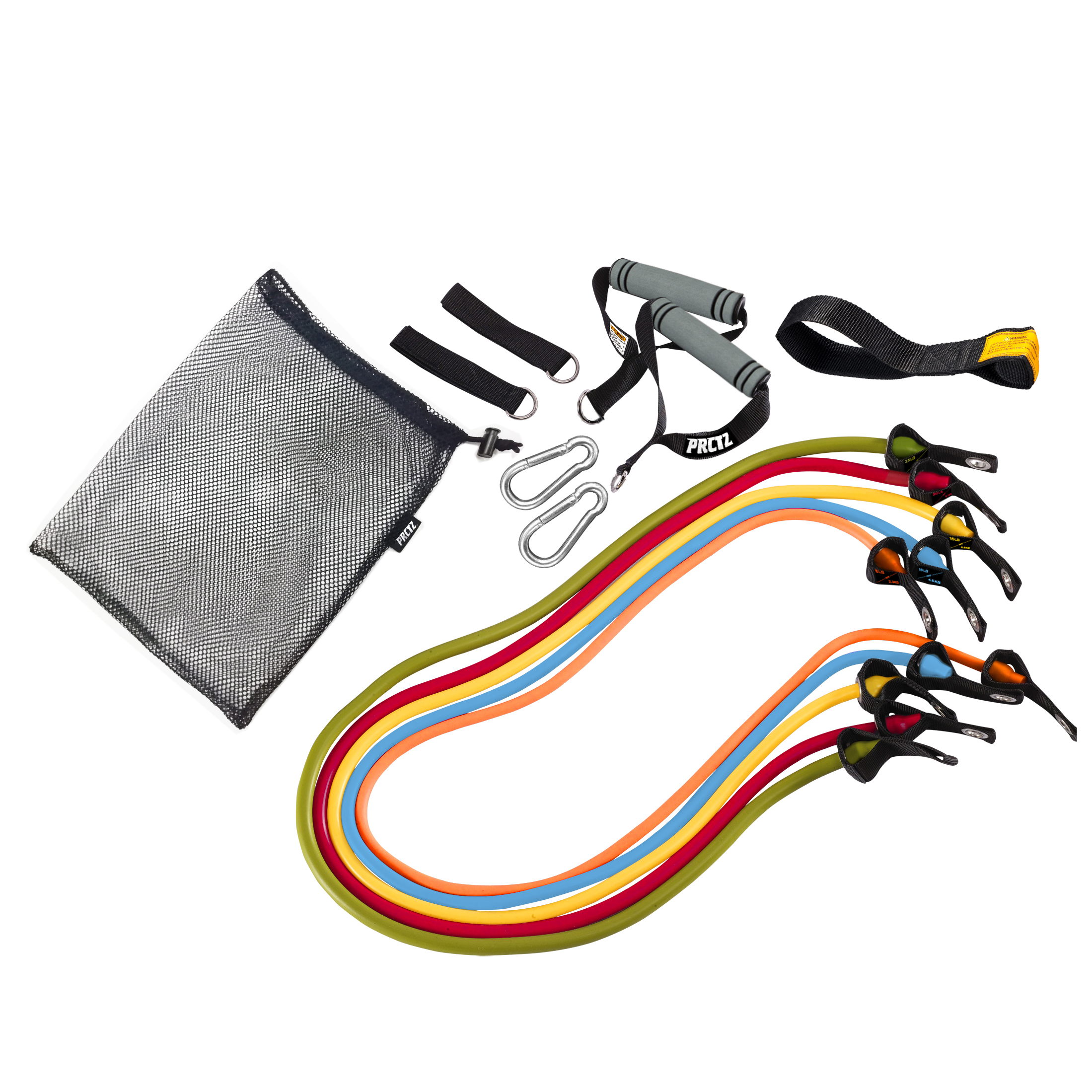 Набор трубчатых эспандеров PRCTZ RESISTANCE TUBE KIT  